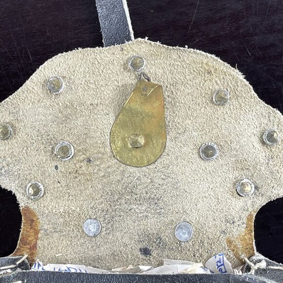 ANTIQUE Tibetan Fire Mecha Match Striker Leather Flint Pouch Purse RARE - Picture 11 of 16